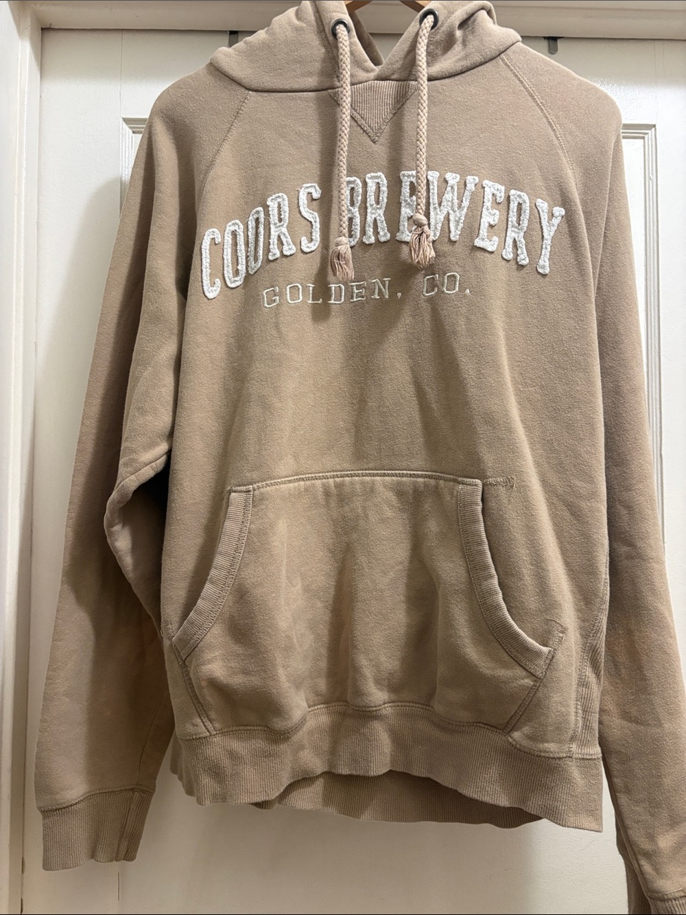Blue 84 Tan Pullover Hoodie with Branded Tag